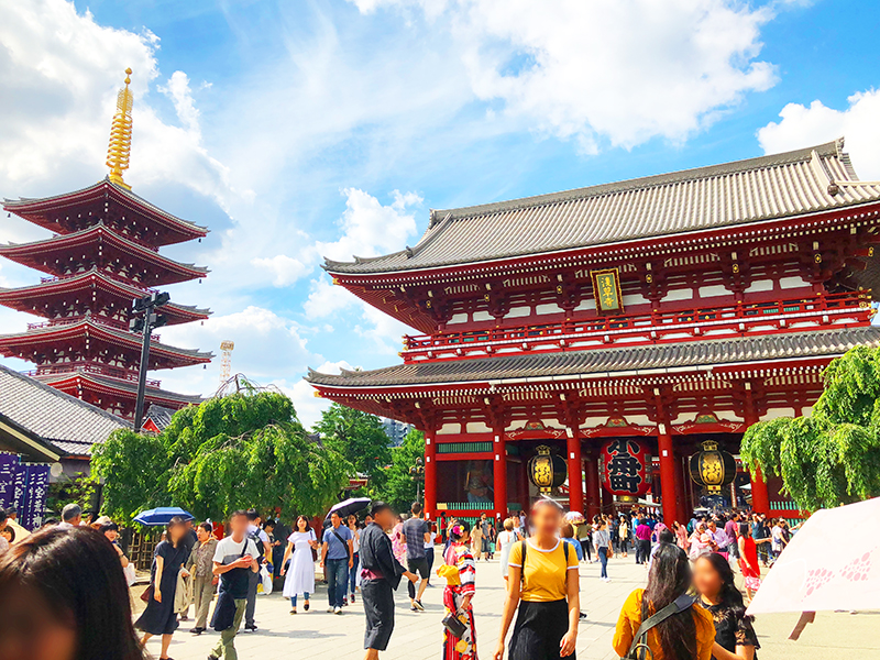 浅草寺へぶら散歩